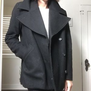 Just Female Black Pea Coat